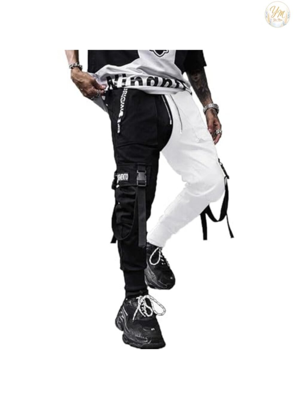 Men's Techwear Jogger Pants Cargo Track Pants Streetwear Hip Hop Harem Pants